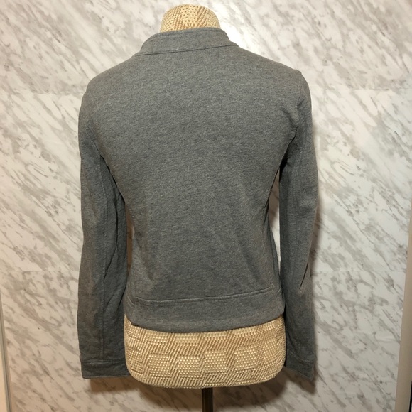 Aritzia Sunday Best Kerouac Moto Jacket Grey Size 4 - Picture 5 of 7